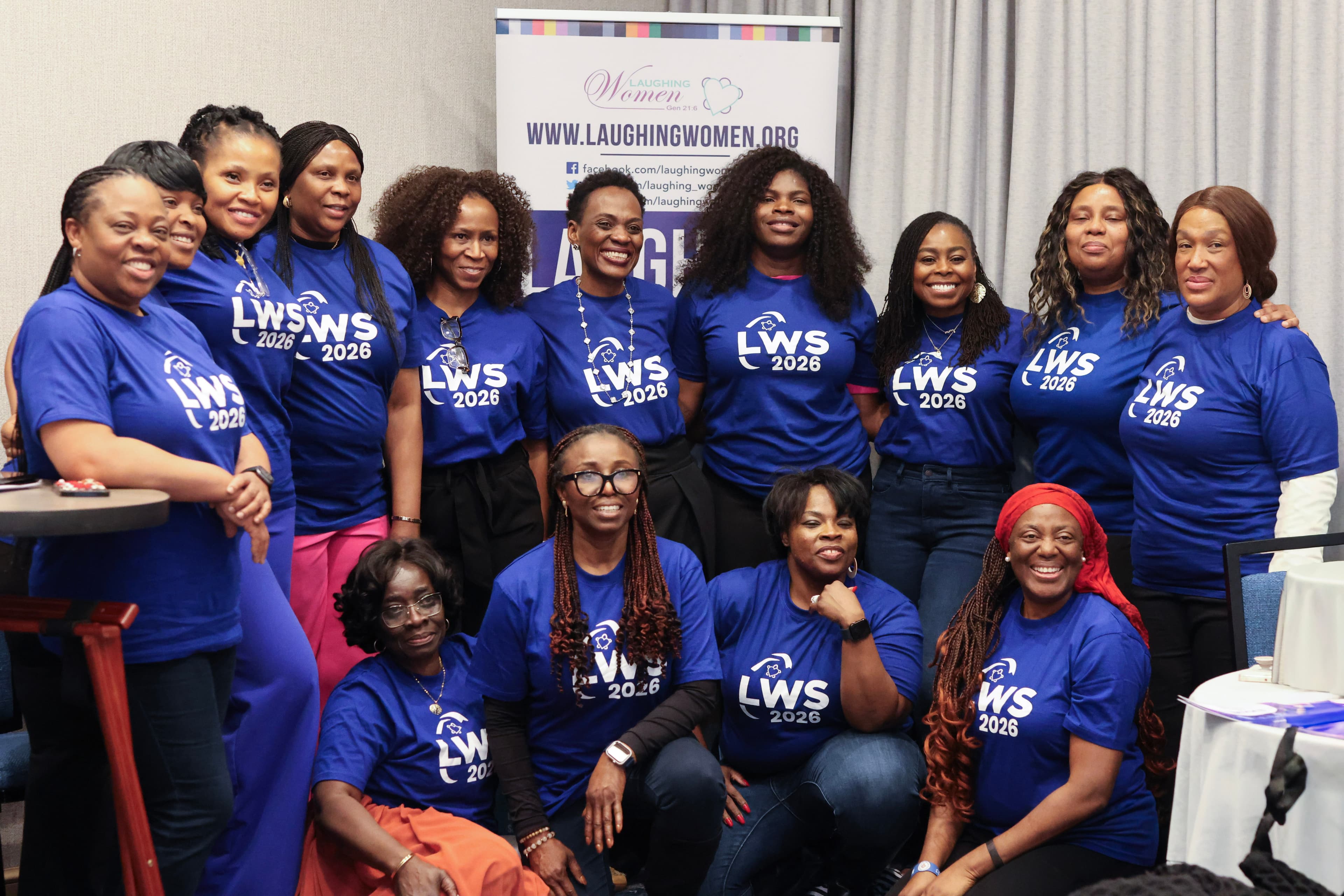 The Laughing Women community gathered together
